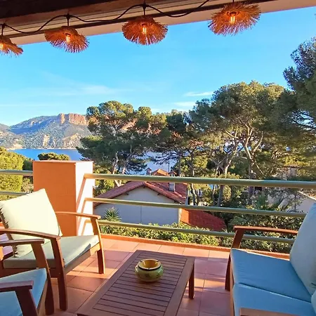 Bastide D'azur 160m2 - Double Terrasse Vue Cap Canaille Villa